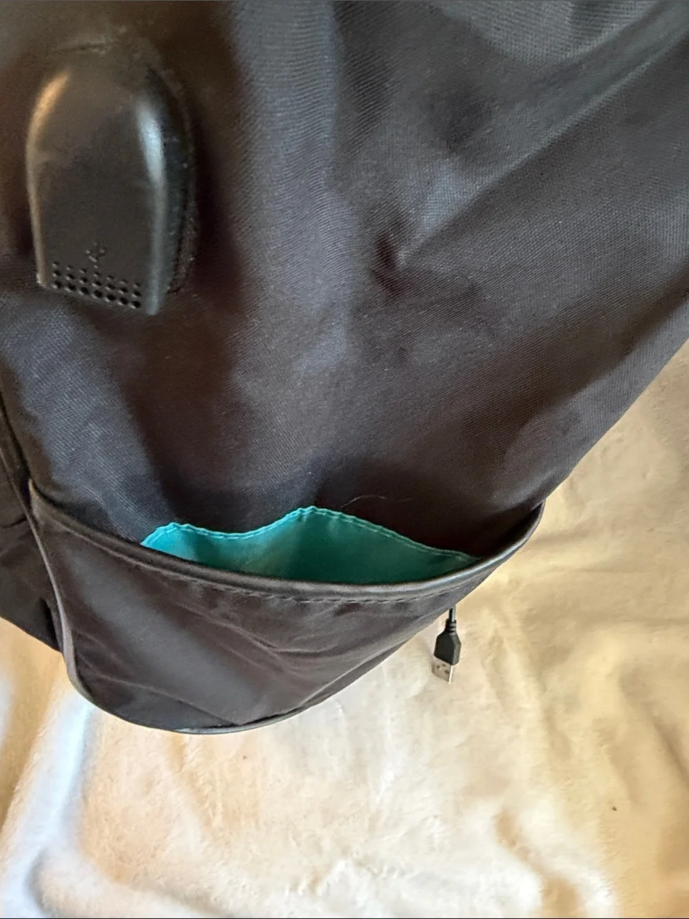Black Backpack/ Laptop Tote - Versatile Travel & Work Bag